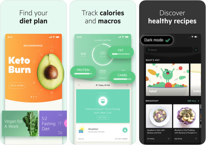 Lifesum Diet and Macro Tracker iPhone and iPad Diet App Screenshot