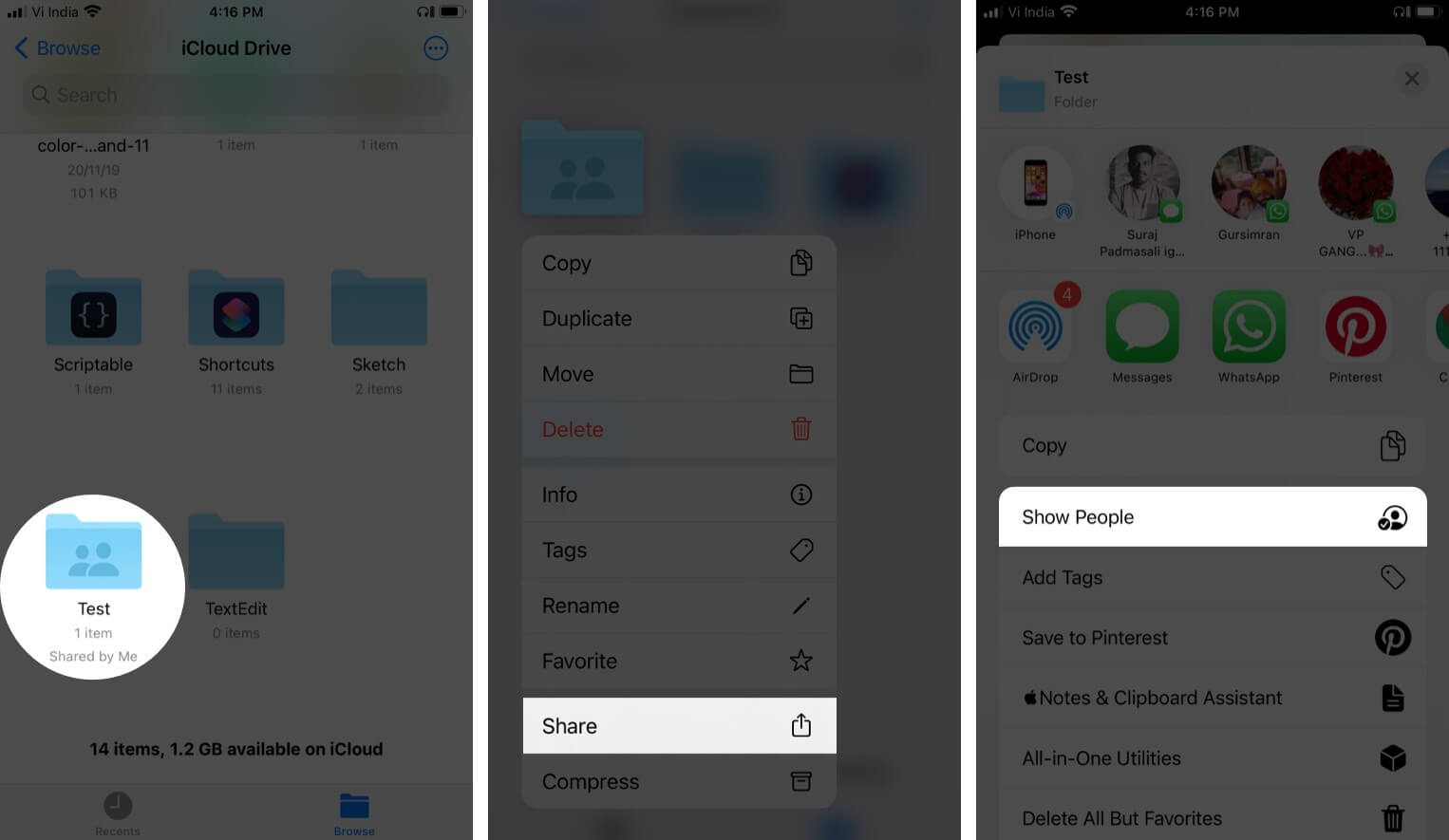 How to Share iCloud Drive Folders from iPhone and iPad - 8