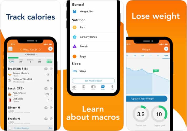 Lose It Calorie Counter iPhone and iPad Diet App Screenshot