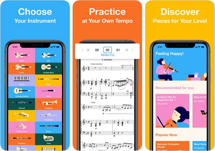 Metronaut iOS Flute Learning App Screenshot