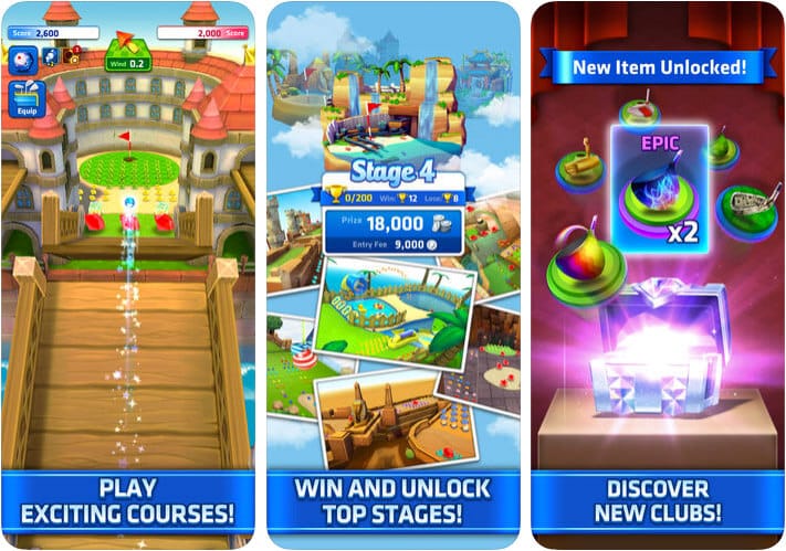 Mini Golf King Multiplayer iPhone and iPad Game Screenshot