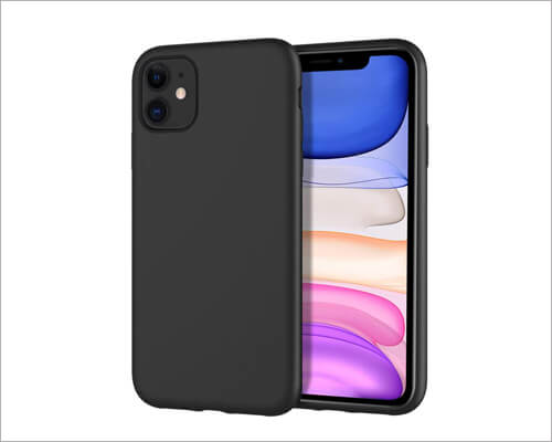 MoKo Liquid Silicone Gel Rubber Case for iPhone 11