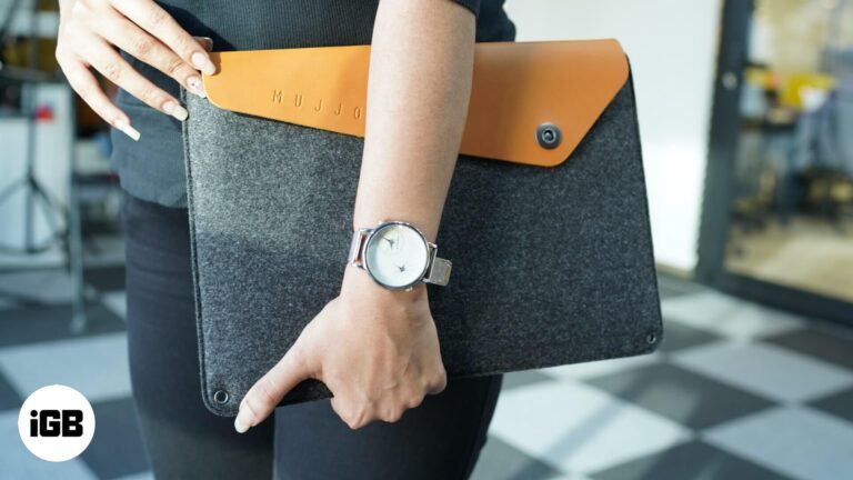 Mujjo Sleeve for 13″ MacBook Air and Pro [Hands-on Review]