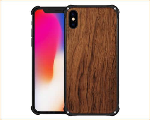 NOHON iPhone XS Max Wooden Case