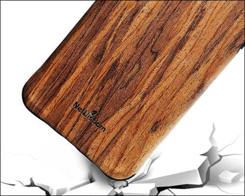 NeWisdom Wooden Case for iPhone 8 Plus