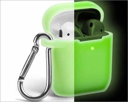 Neon Green Glowing Case for AirPods from GMYLE