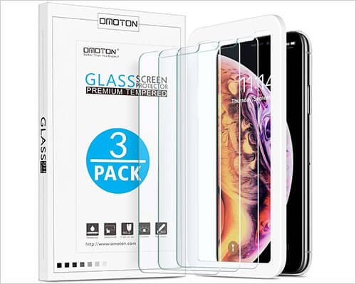 OMOTON HD Screen Protector for iPhone Xs Max