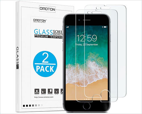OMOTON iPhone 7 Plus Tempered Glass Screen Protector