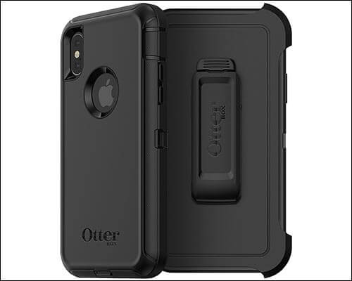 OtterBox DEFENDER iPhone X Belt Clip Case