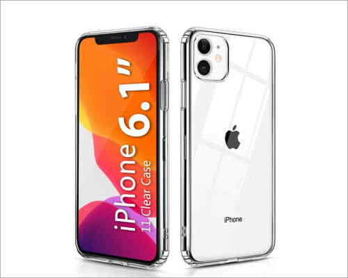 Ouluoqi Shockproof Clear Cheap Case for iPhone 11