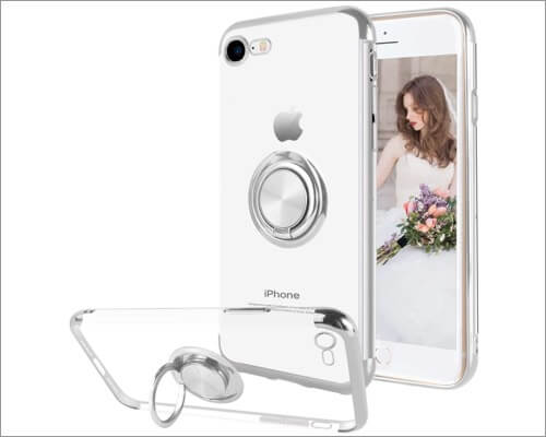 Ownest Ring Holder Case for iPhone SE 2020