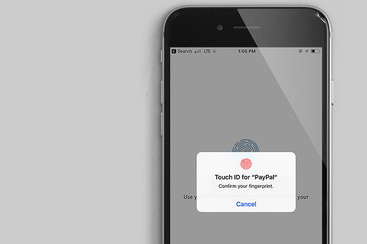 PayPal App Support Touch ID and Face ID