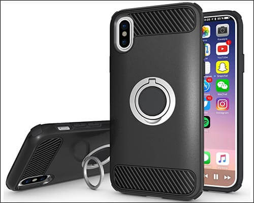 Peyou Ring Case for iPhone X