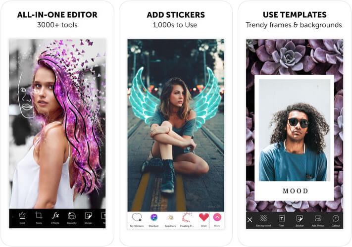 Best Instagram Collage Maker Apps for iPhone in 2025 PicsArt Instagram Collage Maker iPhone App Screenshot