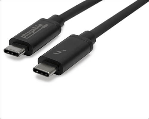 Plugable Thunderbolt 3 Cable for iMac Pro