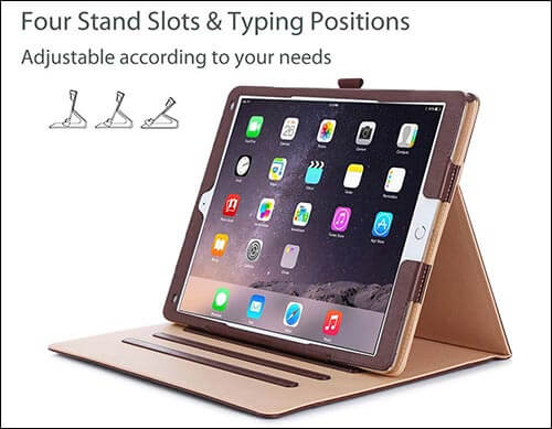 Procase leather stand folio case for ipad pro 9 7 inch