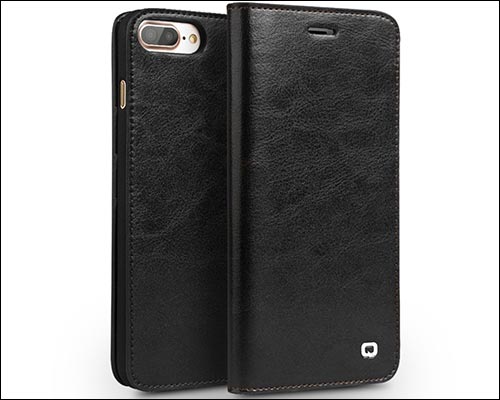 QIALINO iPhone 8 Plus Folio Wallet Case