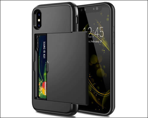 SAMONPOW iPhone X, Xs Card Holder Case