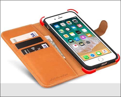 SHIELDON iPhone 8 Plus Leather Case