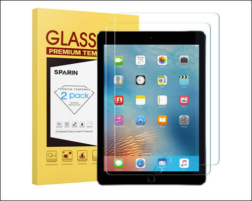 SPARIN 9.7 inch iPad 2018 Tempered Glass Screen Protector