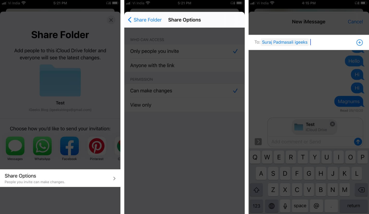 How to Share iCloud Drive Folders from iPhone and iPad - 79