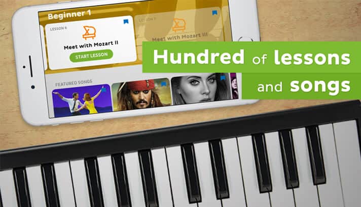 Skoove Piano Lessons iPhone and iPad App Screenshot