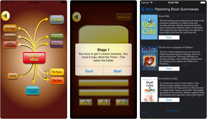 Smart Parenting iPhone App Screenshot