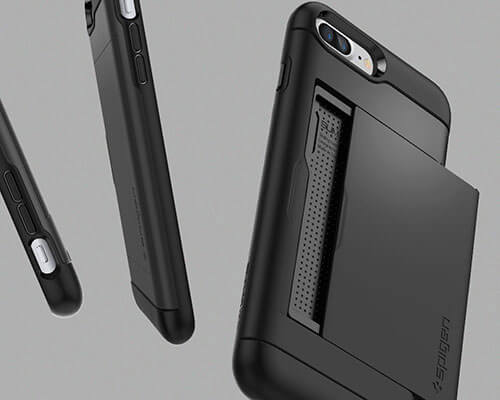 Spigen Slim Armor CS iPhone 8 Plus Wallet Case