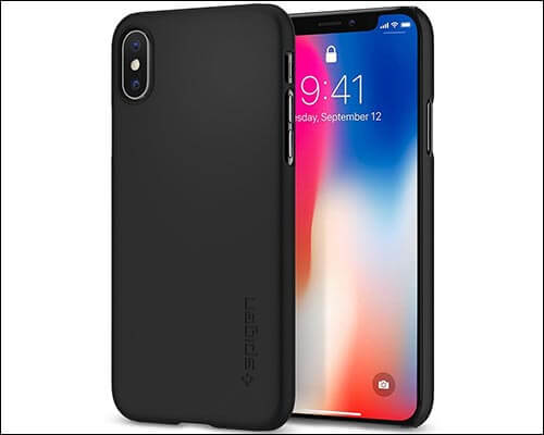 Spigen Thin Fit iPhone X Case with SF Coated