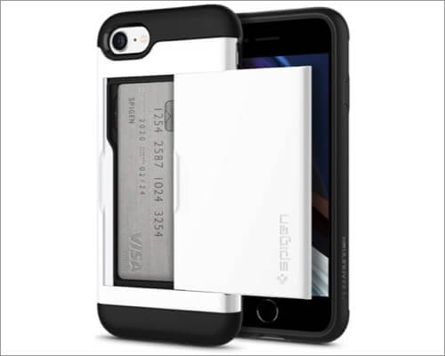 Spigen Wallet Design Case for iPhone SE 2020