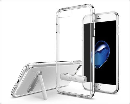 Spigen iPhone 7 Plus Clear Case with Kickstand