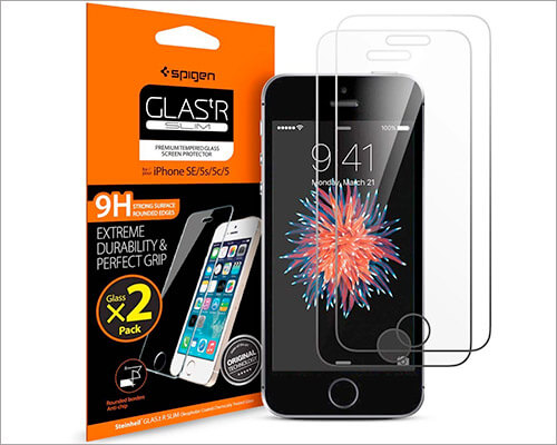 Spigen iPhone SE Glass Screen Protector