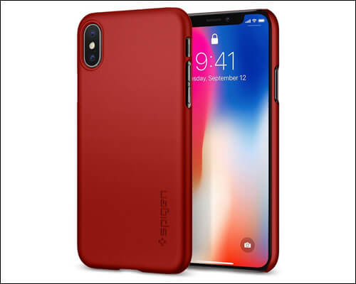 Spigen iPhone X Metallic Red Case