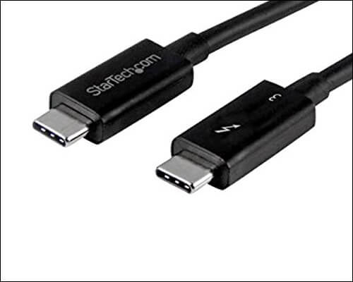 StarTech Thunderbolt 3 Cable for iMac Pro