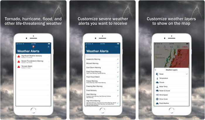 Storm Shield iPhone and iPad App Screenshot