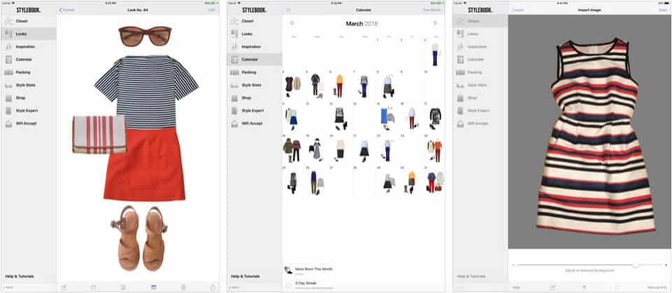 Stylebook Lifestyle Clothing iPad App Screenshot