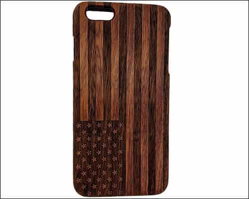 Szwisechip Wooden Case for iPhone 8