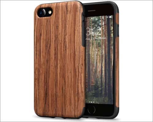 TENDLIN Wooden Case for iPhone SE 2020