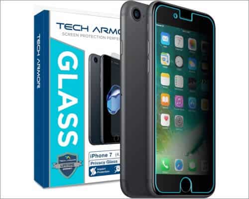 Tech Armor Anti-Spy Privacy Screen Protector for iPhone SE 2020