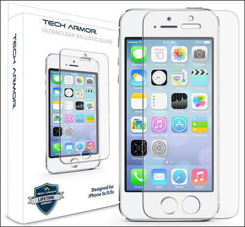Tech Armor Glass Screen Protector for iPhone SE