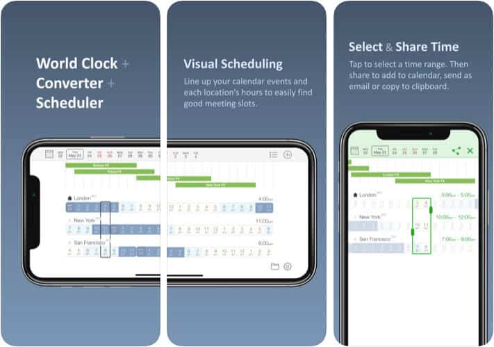 Time Buddy Time Converter iOS App Screenshot