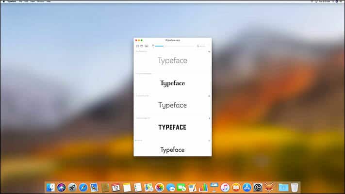 Typeface Font Management Software for Mac