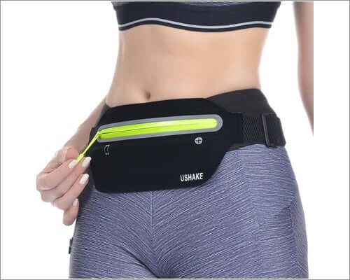 USHAKE Slim Running Belt