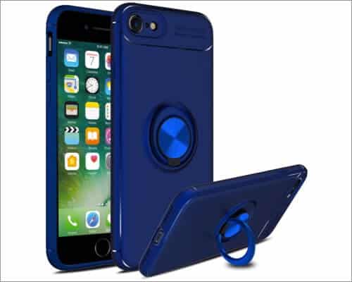 Venoro Ring Holder Kickstand Case for iPhone SE 2020