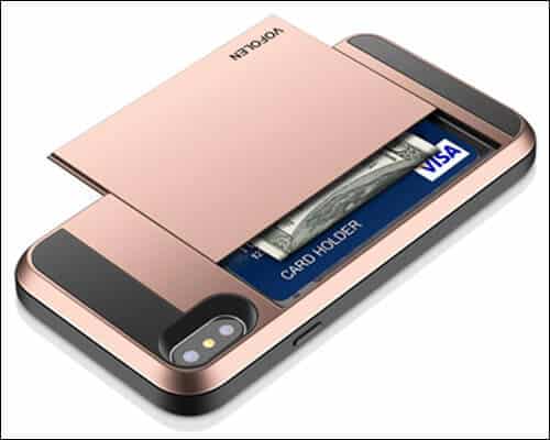 Vofolen iPhone Xs Max Card Holder Wallet Case
