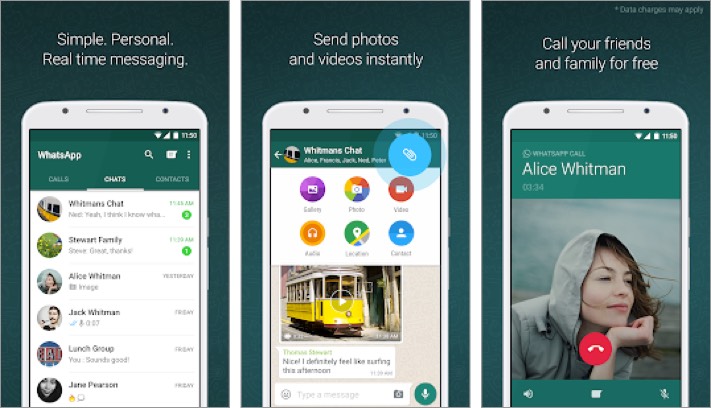 WhatsApp Messenger Android App Screenshot