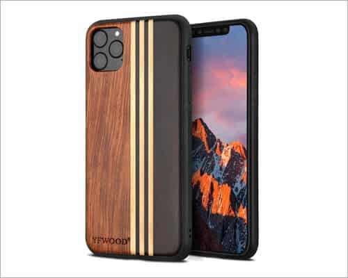 YFWOOD iPhone 11 Pro Natural Wooden Case