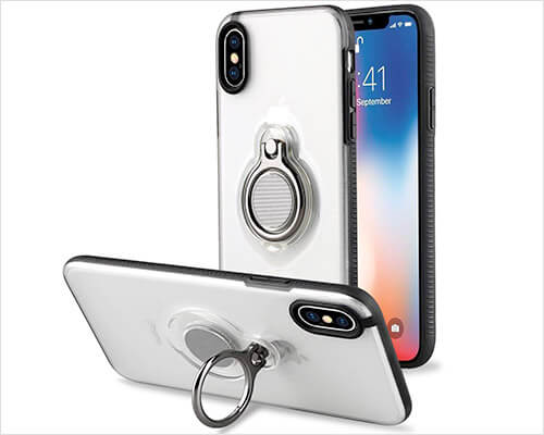 Yiketec Ring Case for iPhone Xs