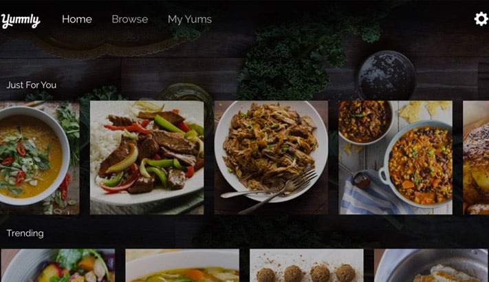 Yummly Recipes Apple TV Cooking App Screenshot