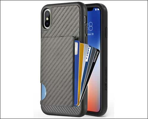 ZVEdeng iPhone X, Xs Card Holder Case